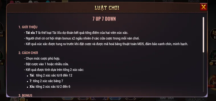 7 Up Down Tại BomWin Sảnh Game Dự Đoán Số Đỉnh Cao Cùng Phần Thưởng Khủng