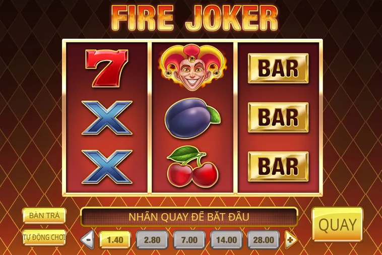 Chinh Phục Thế Giới Slot Game Fire Joker Tại BomWin Với Tỷ Lệ Thưởng Cực Khủng