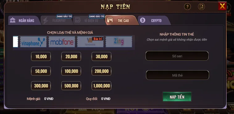 Hướng Dẫn Nạp Tiền BomWin An Toàn Chuyên Nghiệp Dành Cho Mọi Game Thủ