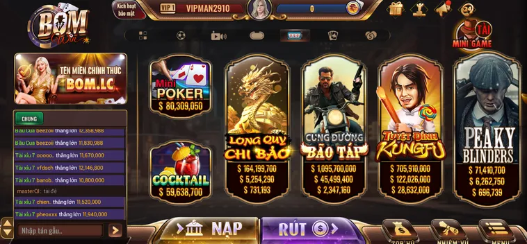 Chinh Phục Đỉnh Cao Slot Game BomWin Với Cơ Hội Nổ Hũ Thắng Lớn
