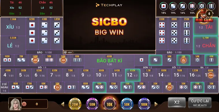 Sicbo BigWin Tại BomWin Sảnh Chơi Đấu Trí Đẳng Cấp Đỉnh Cao Cho Mọi Cao Thủ