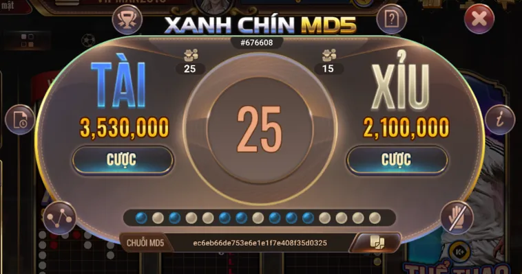 Chinh Phục Đấu Trường Tài Xỉu MD5 Tại BomWin Với Tỷ Lệ Thưởng Cực Khủng