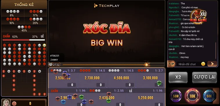 Chinh Phục Đỉnh Cao Xóc Đĩa BigWin Tại BomWin Với Tỷ Lệ Thắng Cược Cực Khủng